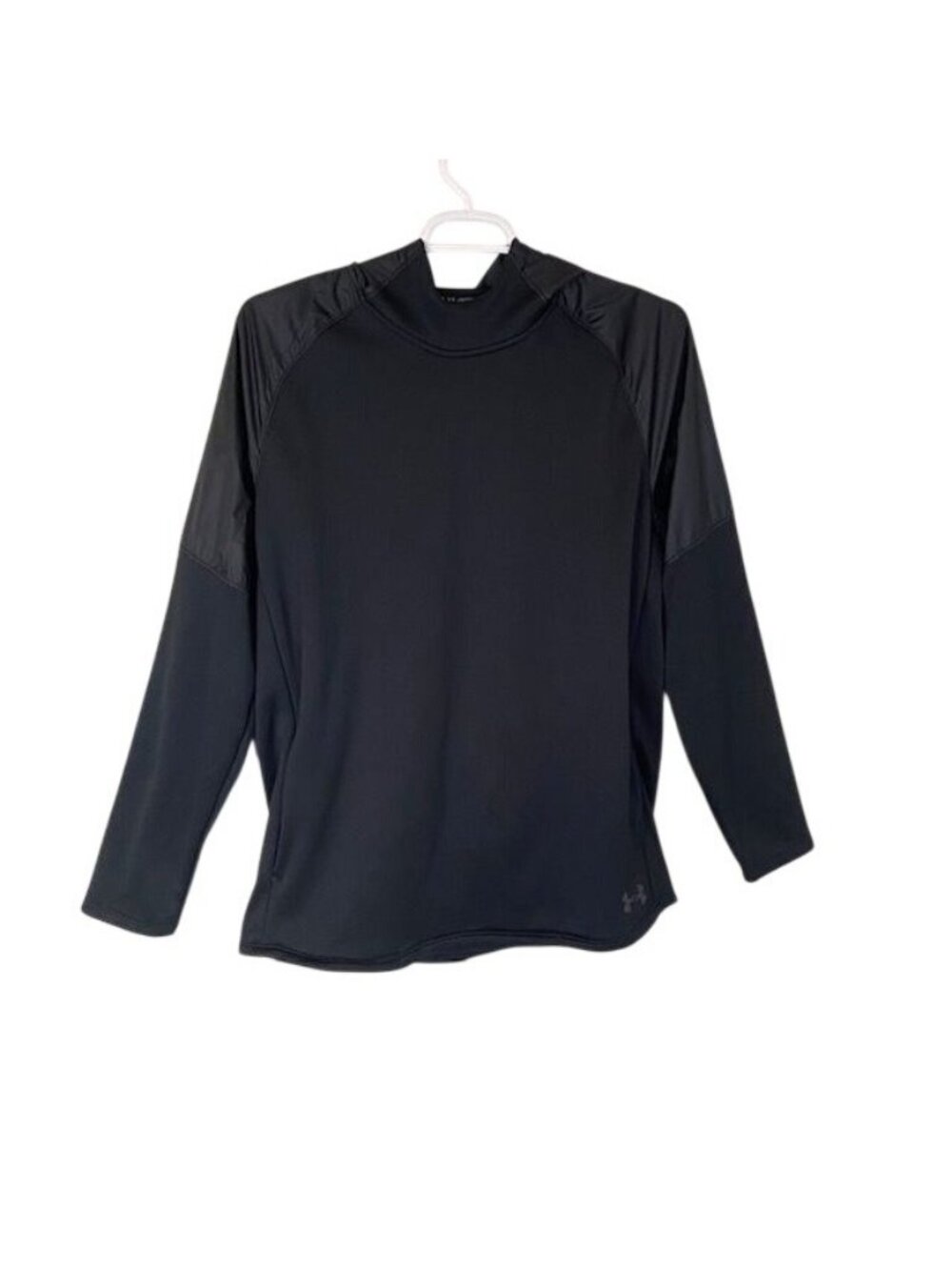 UA Hoodie Coldgear Loose Fit Rain Resistant Black XL Brim Under Armour Track